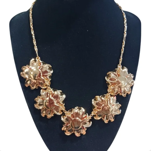 SOLD Kate Spade Precious Poppies Statement Necklace RARE - Picture 6 of 11